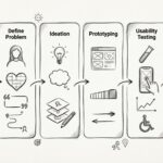 Der End-zu-End-Prozess des UX-Designs erklärt für Studierende und Berufsanfänger