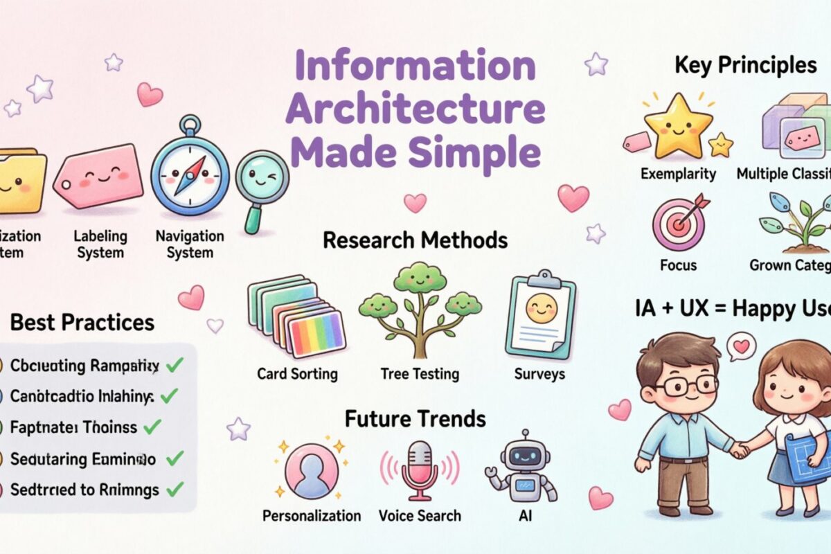 Information Architecture vereinfacht: Inhalte organisieren für eine bessere Benutzererfahrung