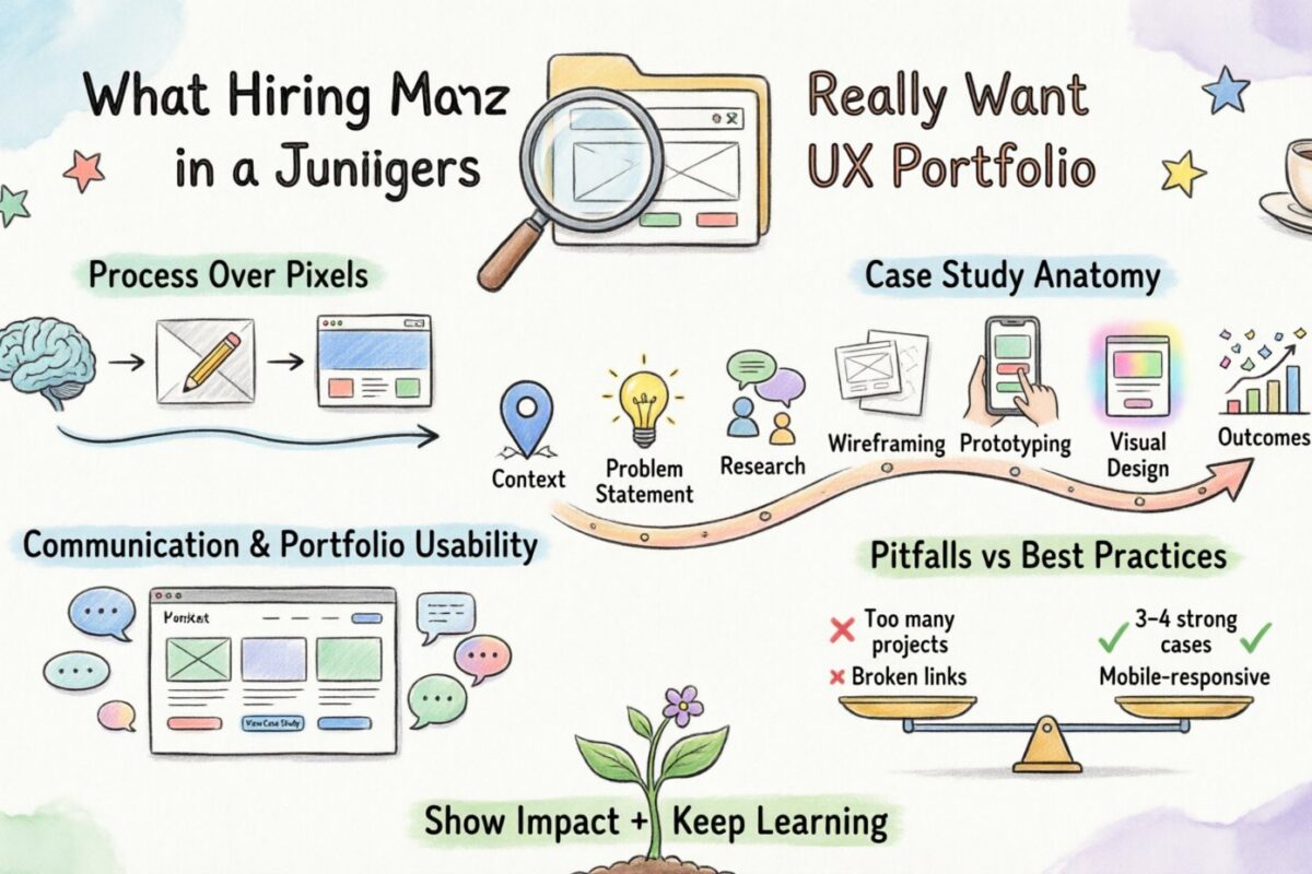 Was Einstellungsmanager wirklich in einem Junior-UX-Portfolio suchen