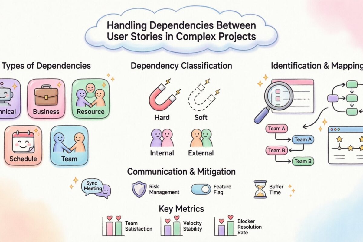 Umgang mit Abhängigkeiten zwischen User Stories in komplexen Projekten