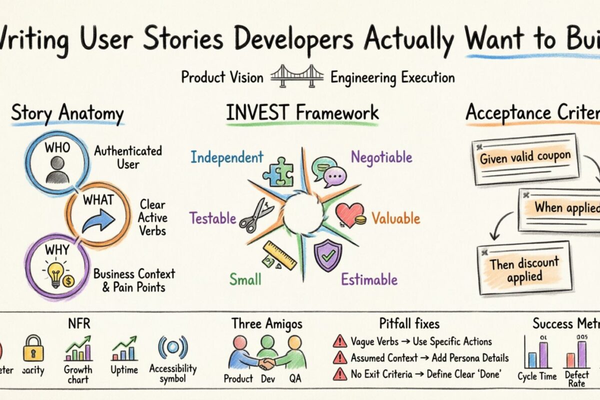 Das Schreiben von User Stories, die Entwickler tatsächlich bauen wollen