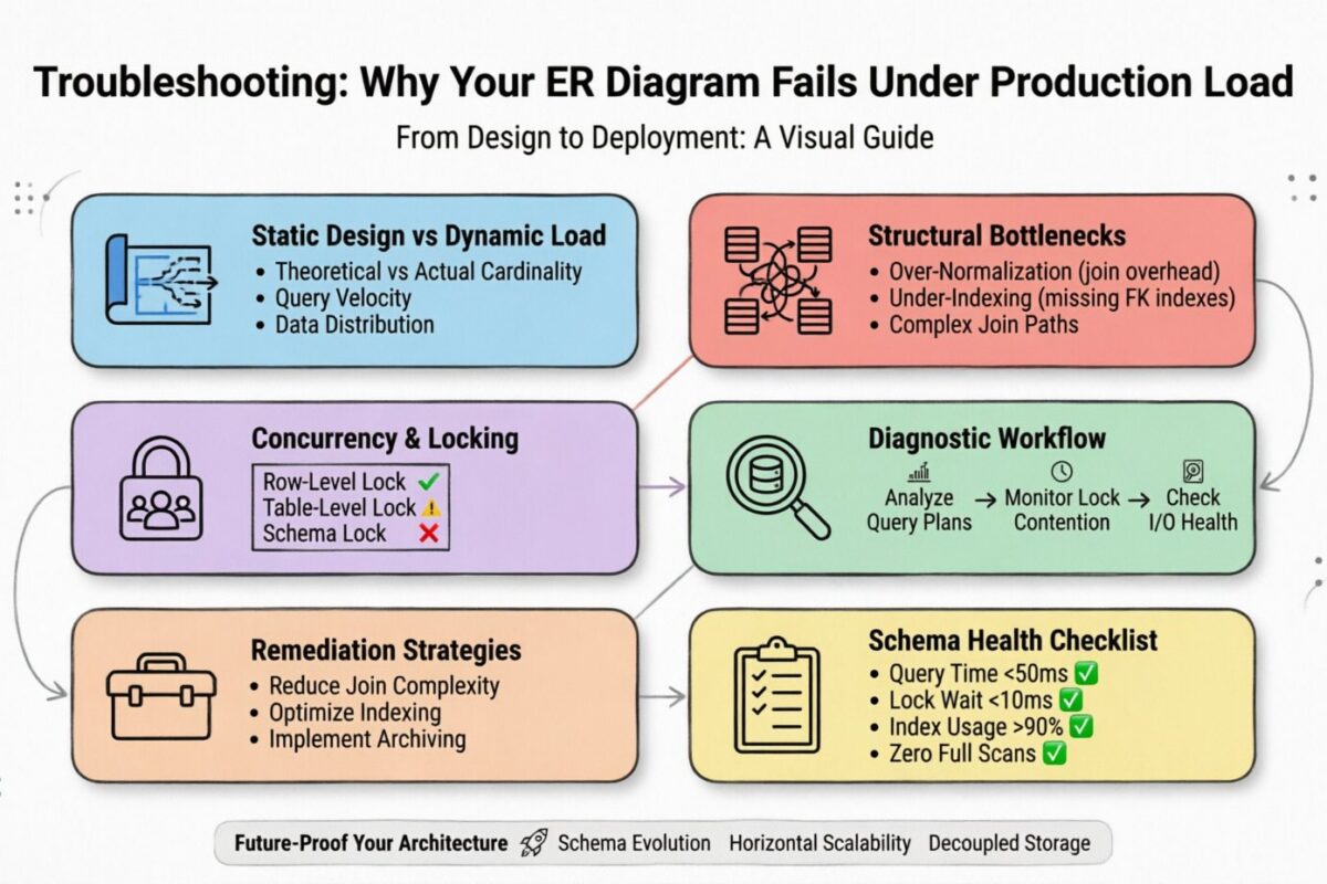Problembehebung: Diagnose, warum Ihr ER-Diagramm unter Produktionslast versagt