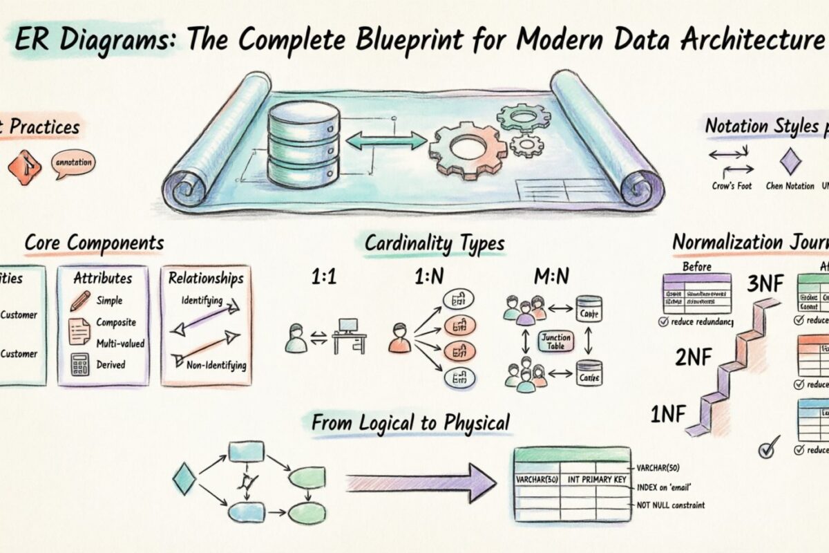 Definitive Übersicht über ER-Diagramme: Der vollständige Bauplan für moderne Datenarchitektur