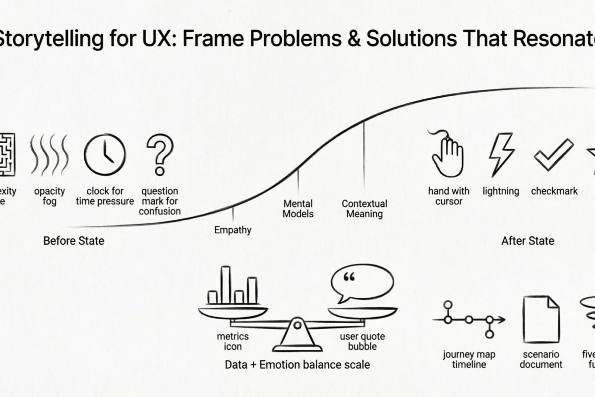 Narración de historias para UX: Cómo estructurar problemas y soluciones que resuenen