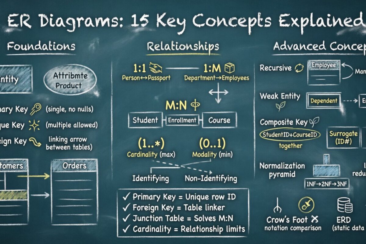 P&R: Resolviendo las 15 confusiones más comunes sobre relaciones, claves y cardinalidad en diagramas ER