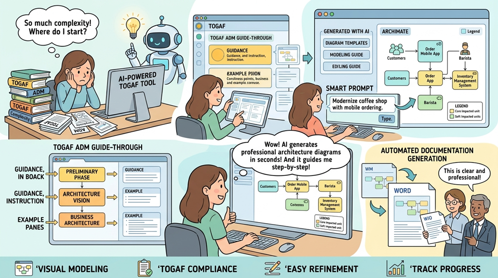 TOGAF semble impossible ? Voici comment l’IA le rend simple