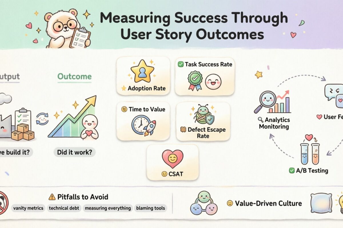 Mesurer le succès à travers les résultats des histoires d’utilisateur achevées