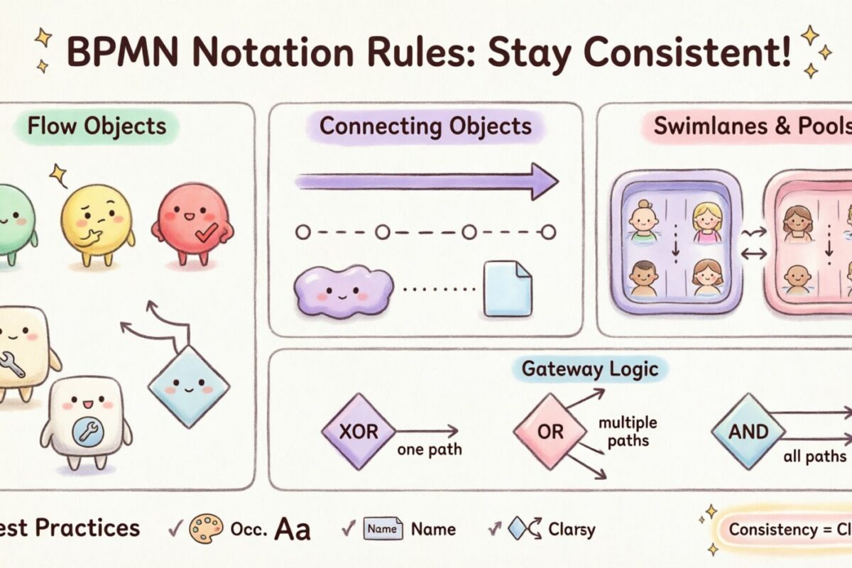 BPMN नोटेशन नियम: सुसंगत रहने के लिए आपको क्या जानना चाहिए