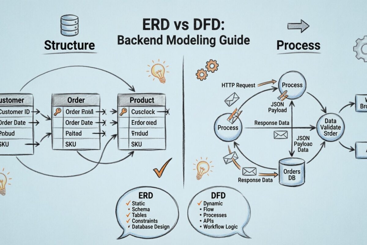 Diagramy ER vs. Diagramy przepływu danych: Jak wiedzieć, kiedy każdy z nich służy potrzebom Twojego backendu Diagramy ER vs. Diagramy przepływu danych: Jak wiedzieć, kiedy każdy z nich służy potrzebom Twojego backendu