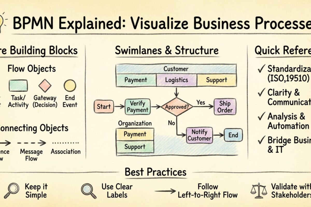 BPMN Explicado: Um Guia para Iniciantes sobre a Visualização de Processos Empresariais