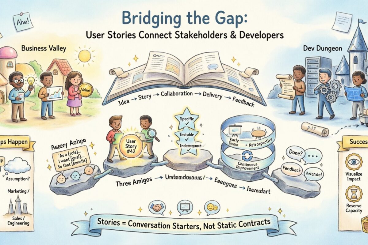 Ponteando a Lacuna Entre Stakeholders e Desenvolvedores Usando Histórias de Usuário