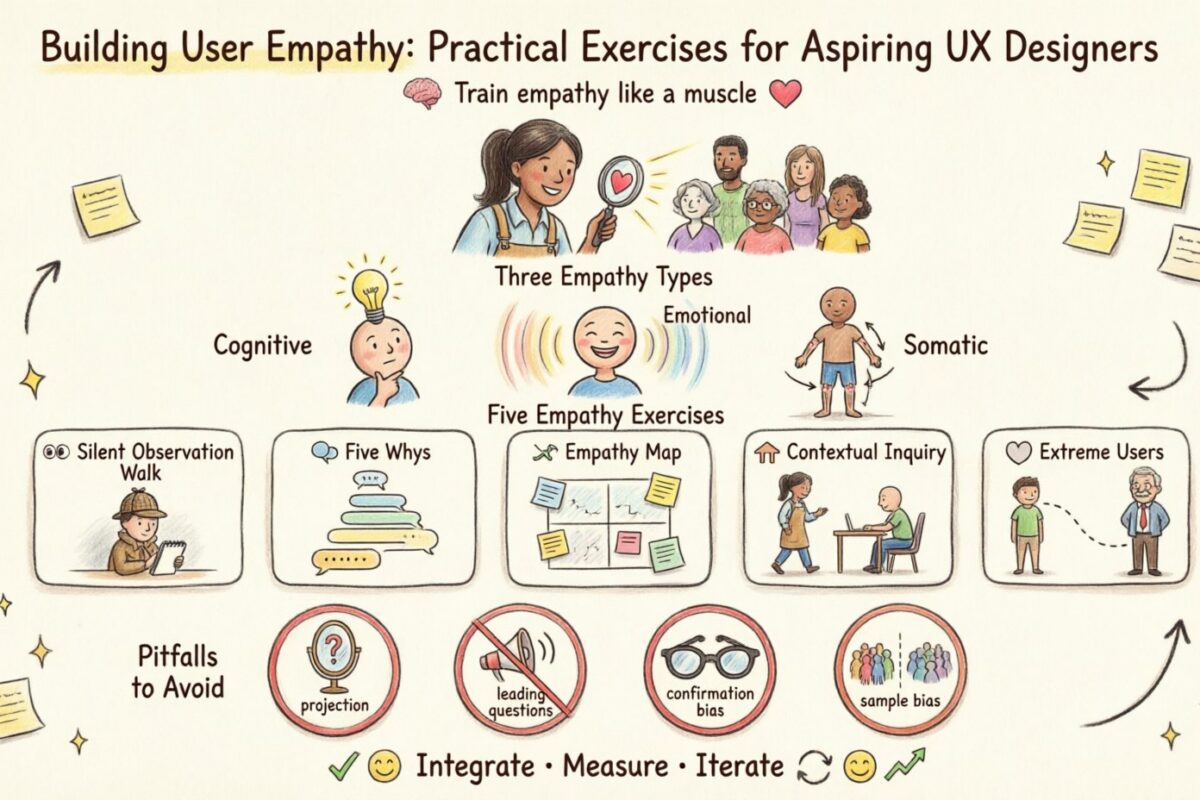 Construindo Empatia do Usuário: Exercícios Práticos para Designers de UX em Ascensão