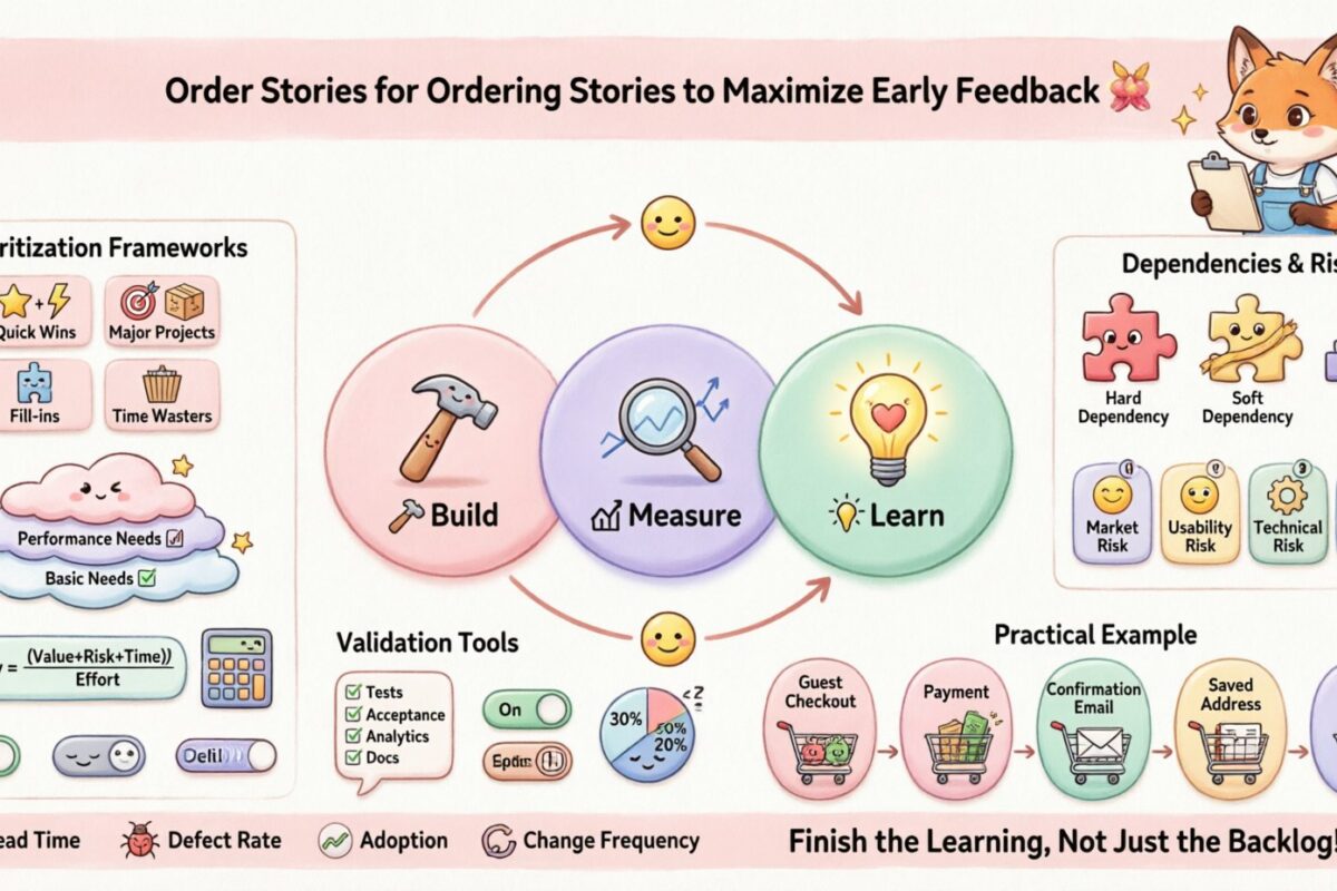 Guia de Histórias de Usuário: Estratégias para Ordenar Histórias para Maximizar o Feedback Antecipado