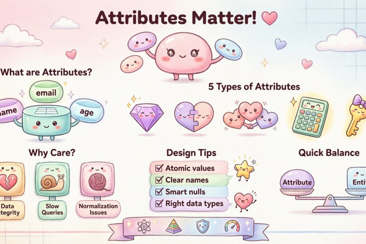 O poder negligenciado dos atributos nos diagramas ER: Por que eles são mais importantes do que você imagina