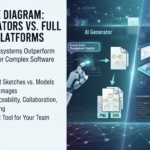 Geradores de Diagramas UML vs. Plataformas de Modelagem Completa: Por que um não é suficiente Geradores de Diagramas UML vs. Plataformas de Modelagem Completa: Por que um não é suficiente