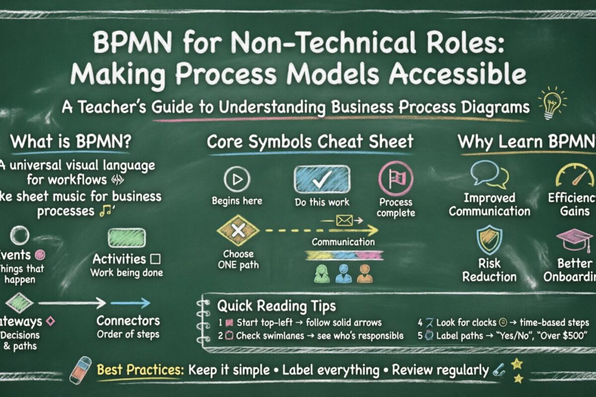 非技術角色的BPMN：讓流程模型更具可及性