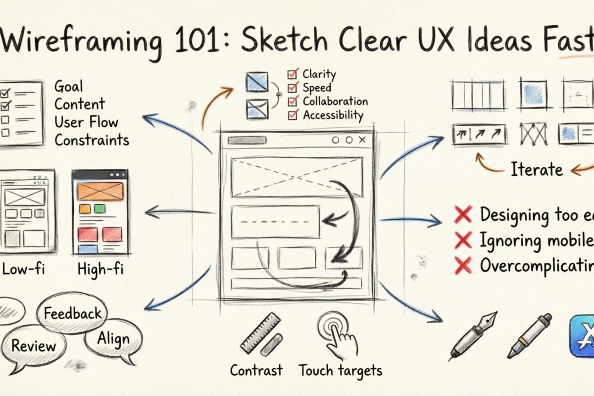 Wireframing 101: Cách phác thảo nhanh các ý tưởng UX rõ ràng, hiệu quả