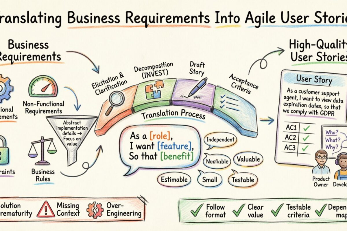 Translating Business Requirements Into Agile User Stories Translating Business Requirements Into Agile User Stories