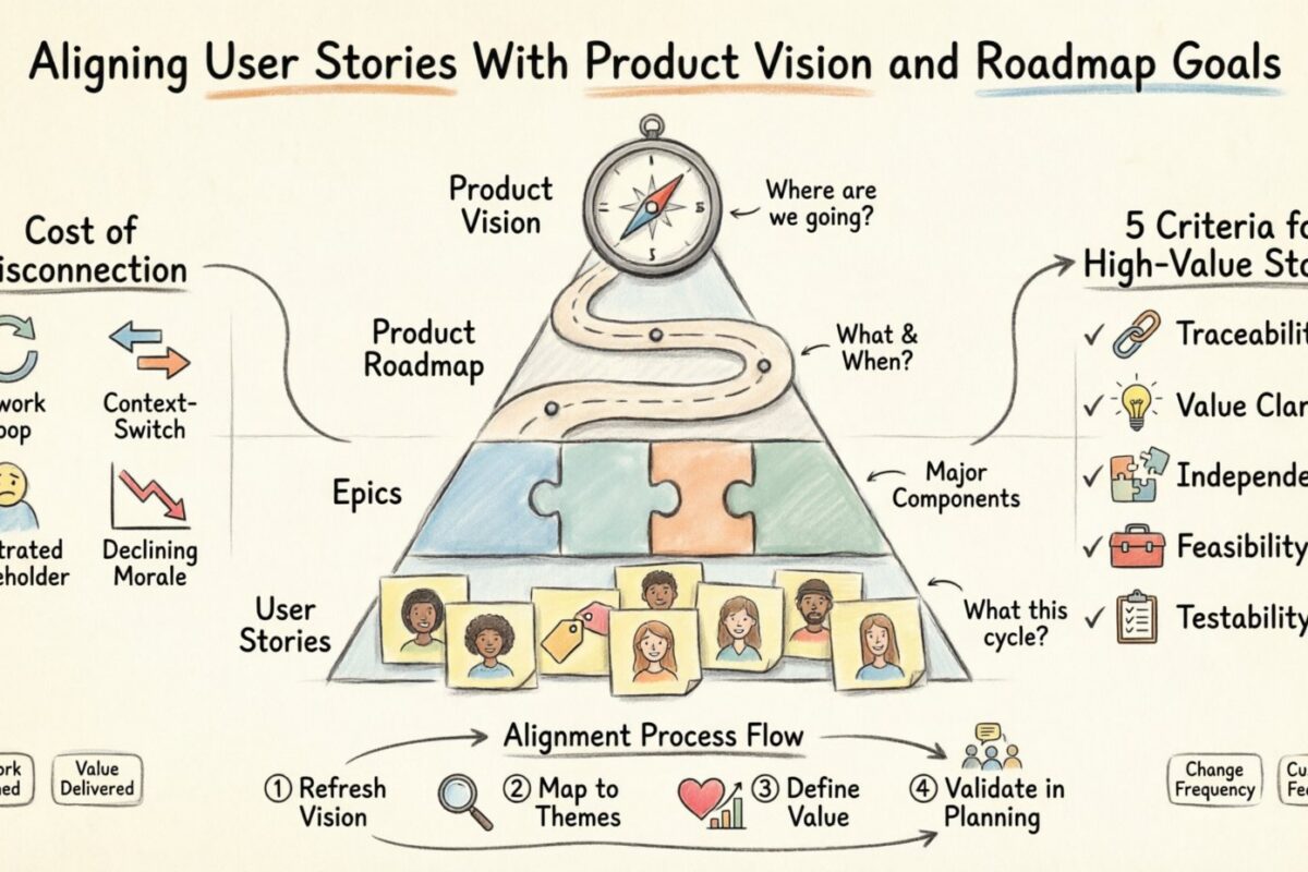 Aligning User Stories With Product Vision and Roadmap Goals