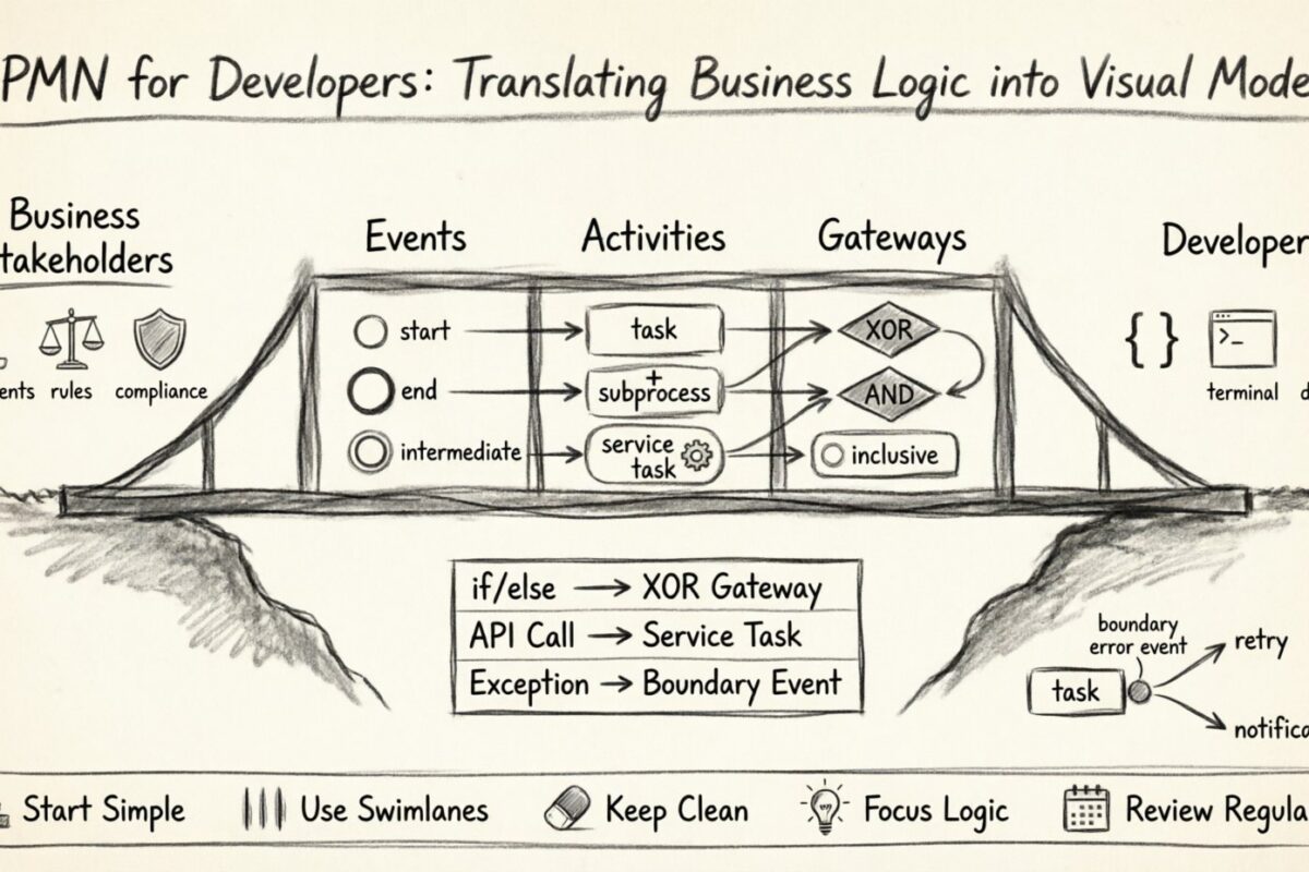 BPMN for Developers: How to Translate Business Logic into Visual Models BPMN for Developers: How to Translate Business Logic into Visual Models