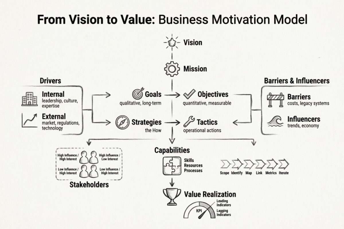 From Vision to Value: A Comprehensive Walkthrough of Business Motivation