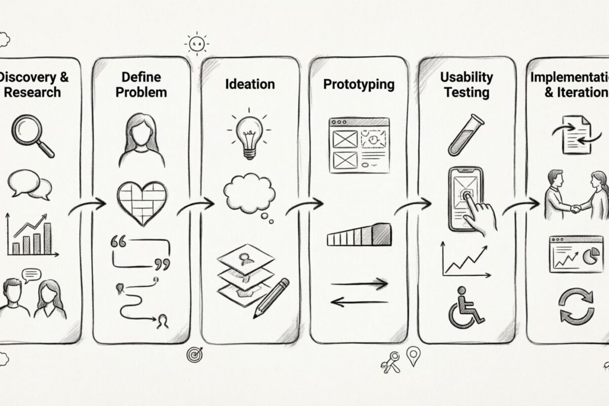 The End-to-End UX Process Explained for Students and Career Switchers The End-to-End UX Process Explained for Students and Career Switchers