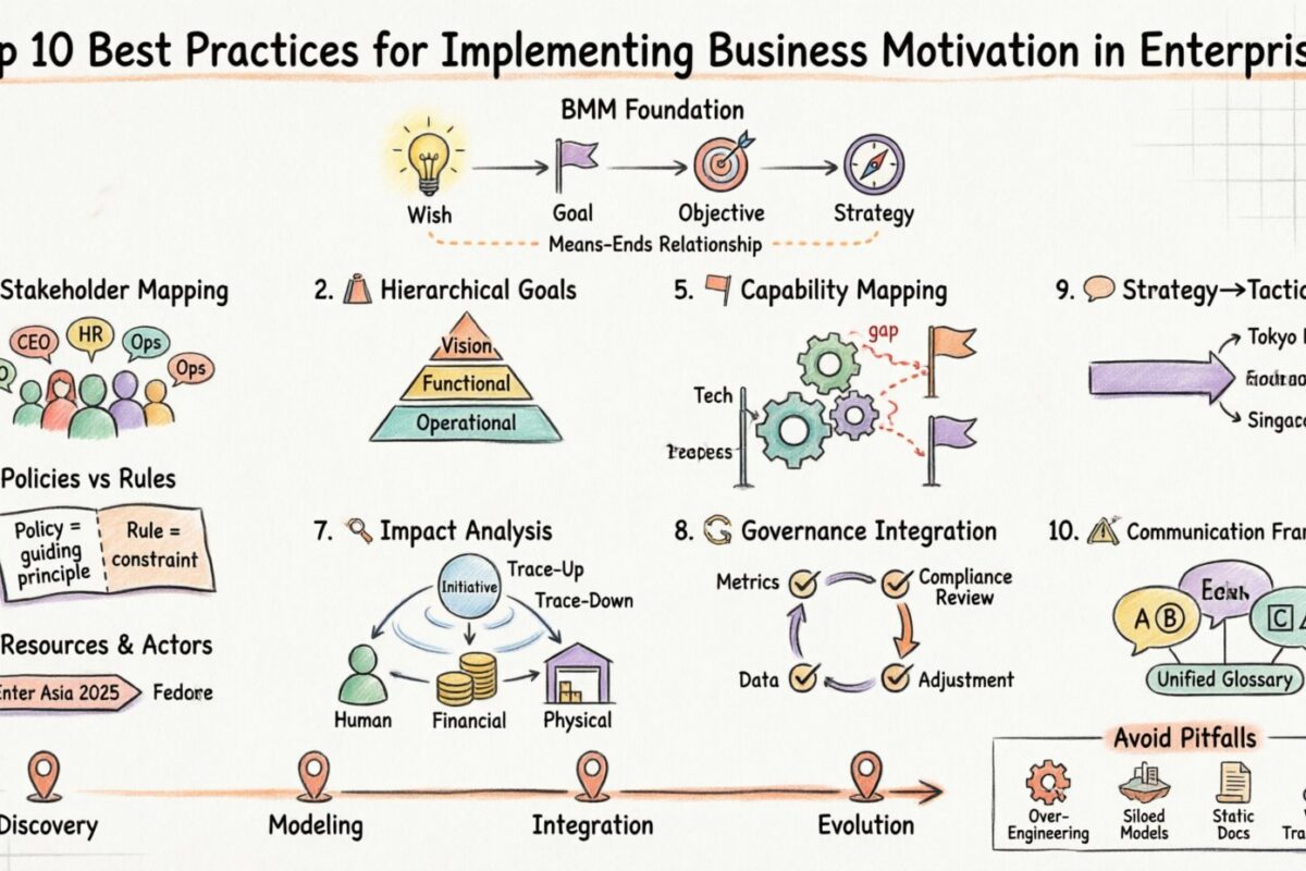 Top 10 Best Practices for Implementing Business Motivation in Enterprises