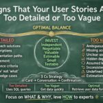 Signs That Your User Stories Are Too Detailed or Too Vague