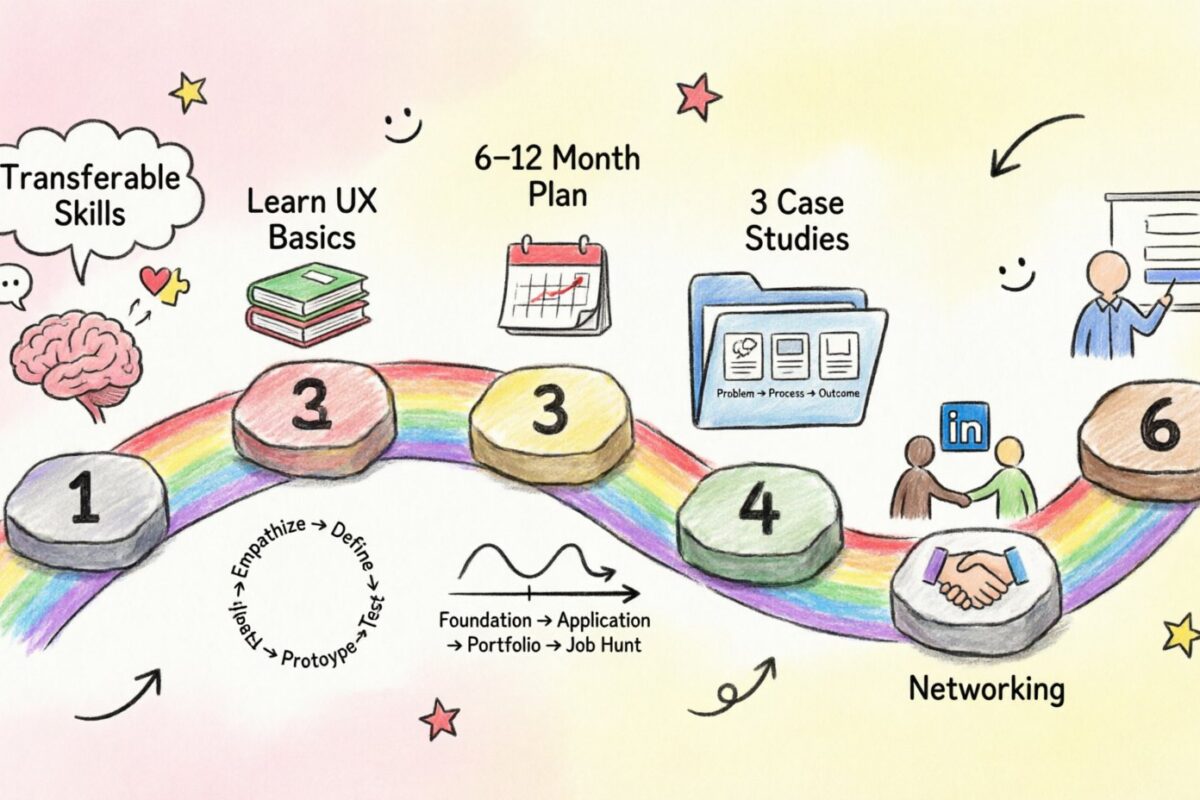Career Switch to UX: A Practical Roadmap for Beginners From Any Field