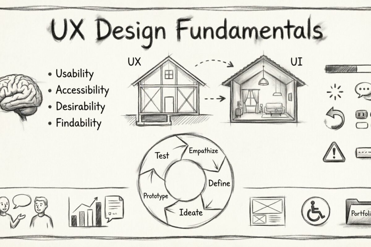 UX Design Fundamentals: What Every Beginner Needs to Know Before Starting