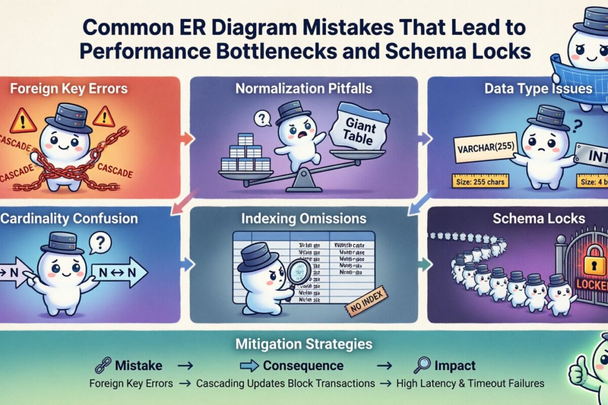Common Mistakes in ER Diagrams That Lead to Performance Bottlenecks and Schema Locks