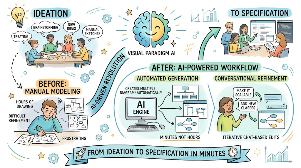 From Text to Diagram: Accelerating UML Design with Visual Paradigm’s AI Suite From Text to Diagram: Accelerating UML Design with Visual Paradigm’s AI Suite