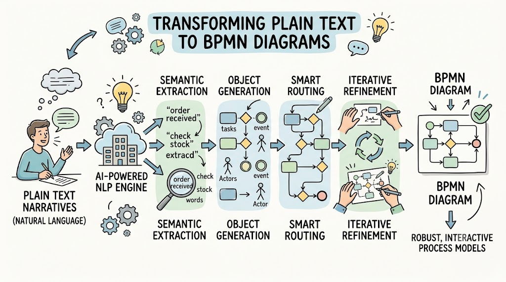 From Narrative to Notation: A Comprehensive Guide to AI-Powered BPMN Modeling From Narrative to Notation: A Comprehensive Guide to AI-Powered BPMN Modeling