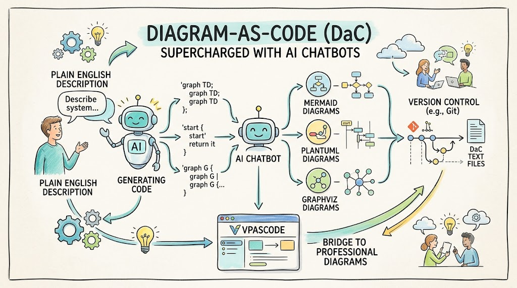 Diagram-As-Code ( DaC) SuperCharged with AI Chatbots | Visual Paradigm