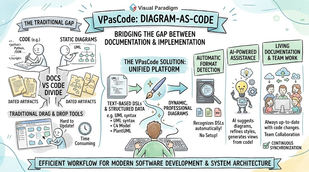 VPasCode (DaC) Editor: Bidging the Gap Between Documentation and Implementation