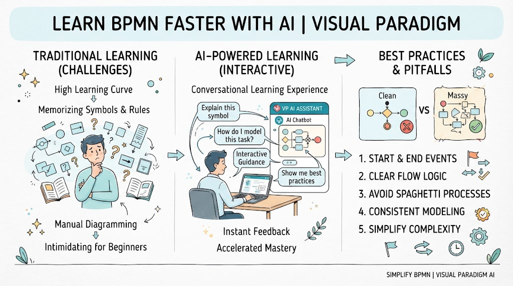 Learn BPMN Faster with AI | Visual Paradigm