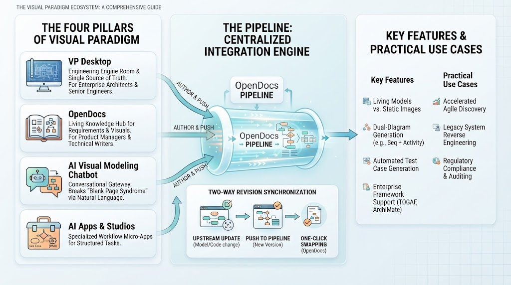 Mastering the Visual Paradigm Ecosystem: From Concept to Code with The Pipeline Mastering the Visual Paradigm Ecosystem: From Concept to Code with The Pipeline